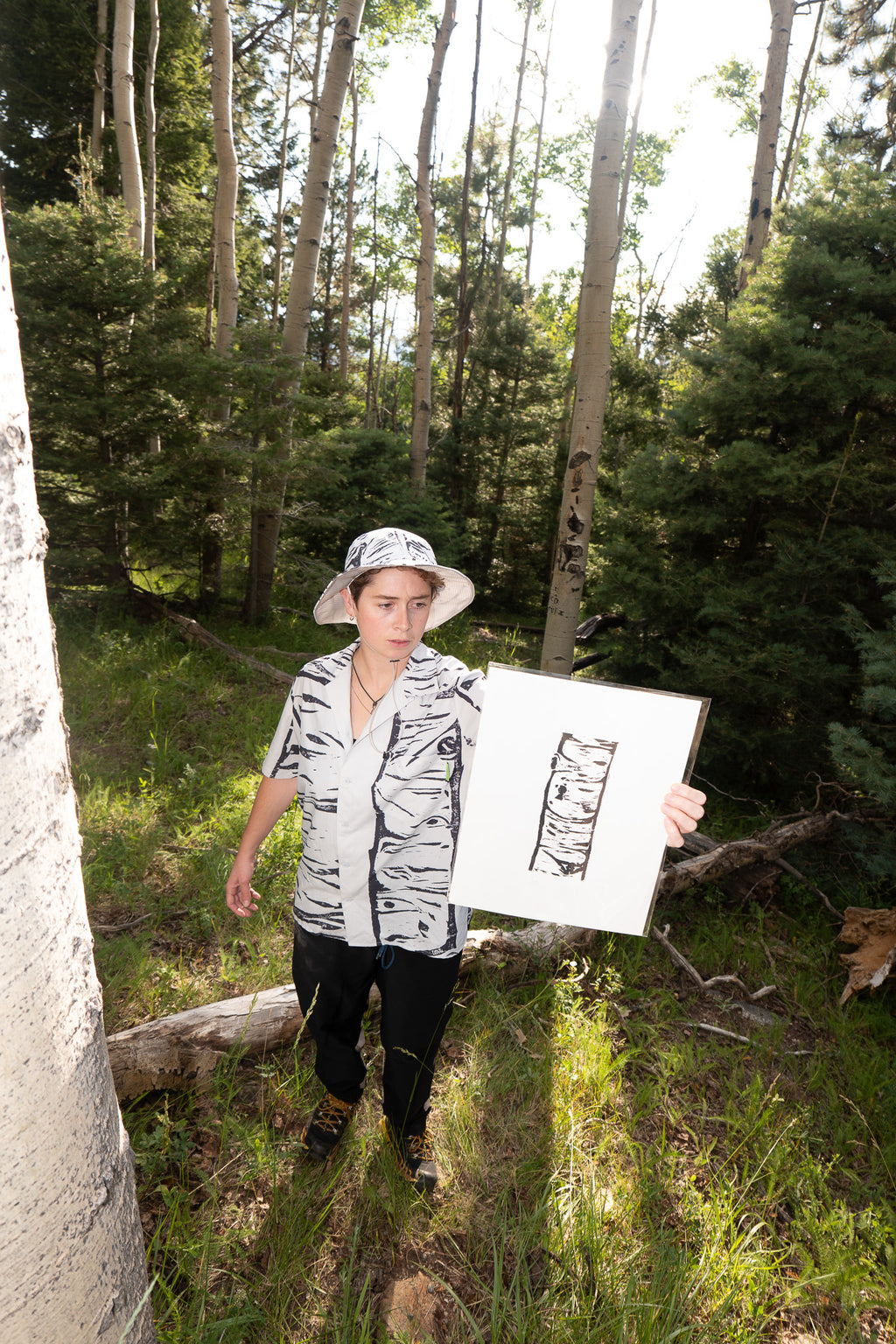 Aspen Short Sleeve button down + matching print + 10 year warranty