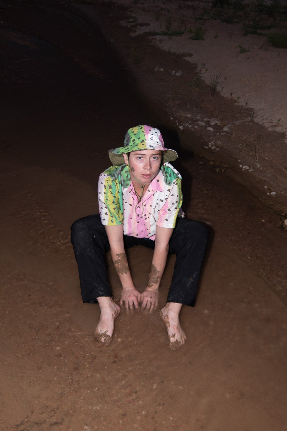 Rainbow Trout Sun Hat + matching print + 10 year warranty