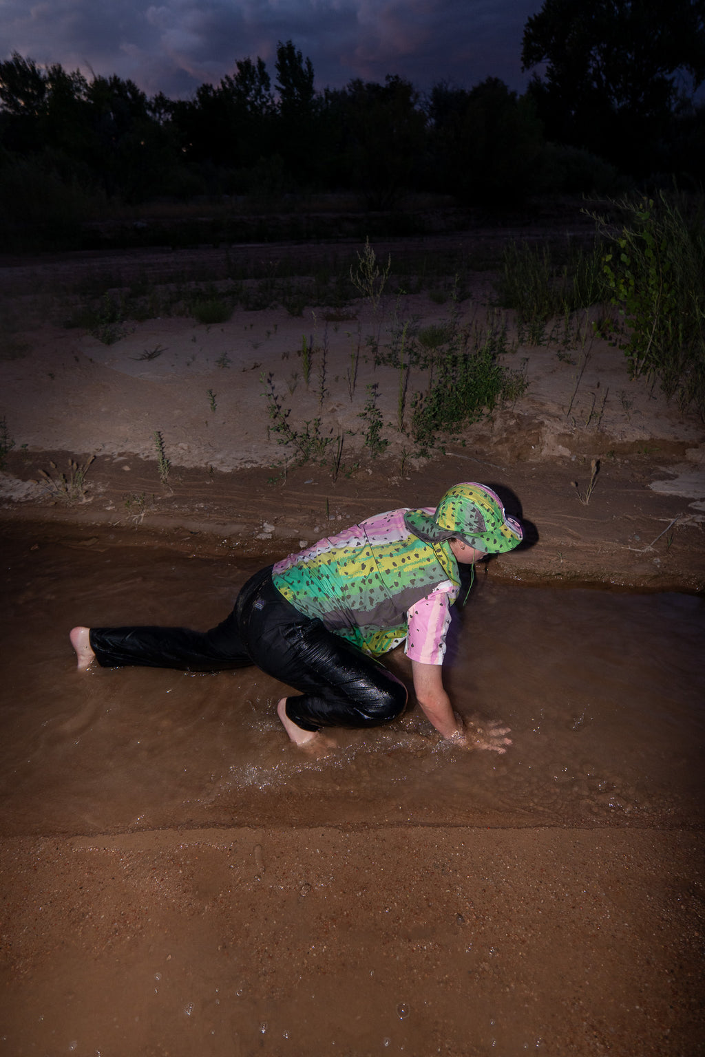 Rainbow Trout Sun Hat + matching print + 10 year warranty