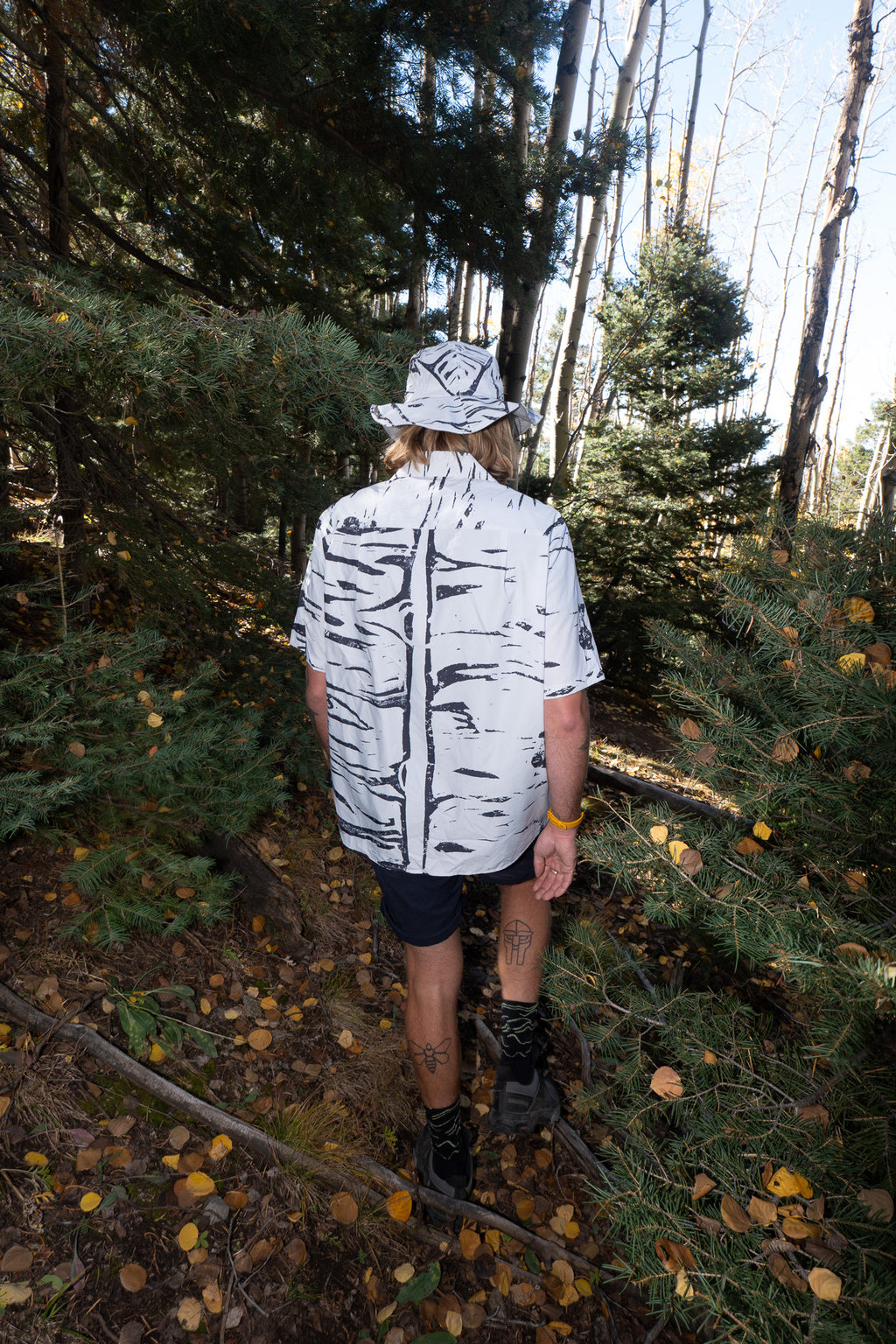 Aspen Short Sleeve button down + matching print + 10 year warranty