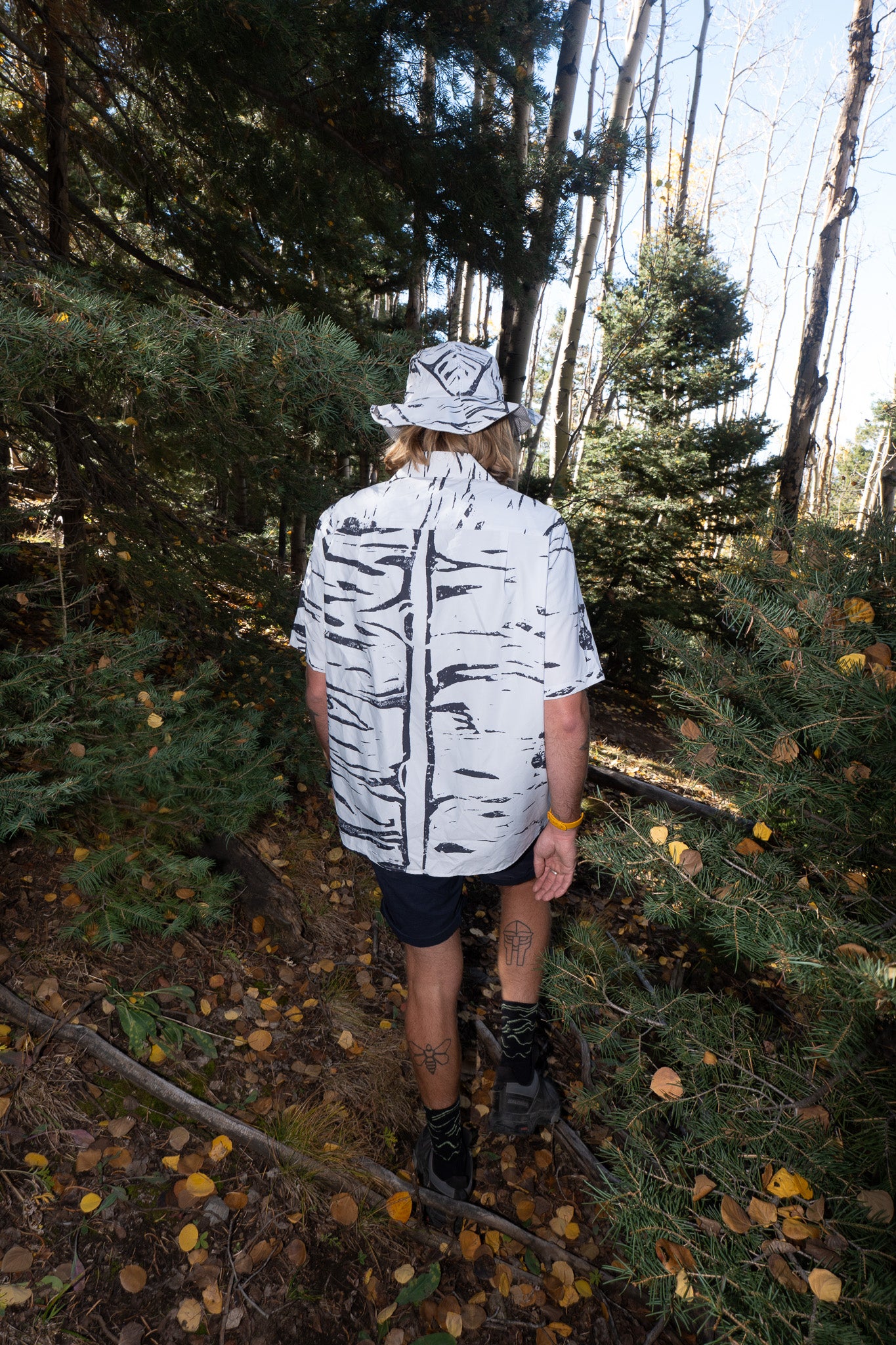 Aspen Short Sleeve button down + matching print + 10 year warranty