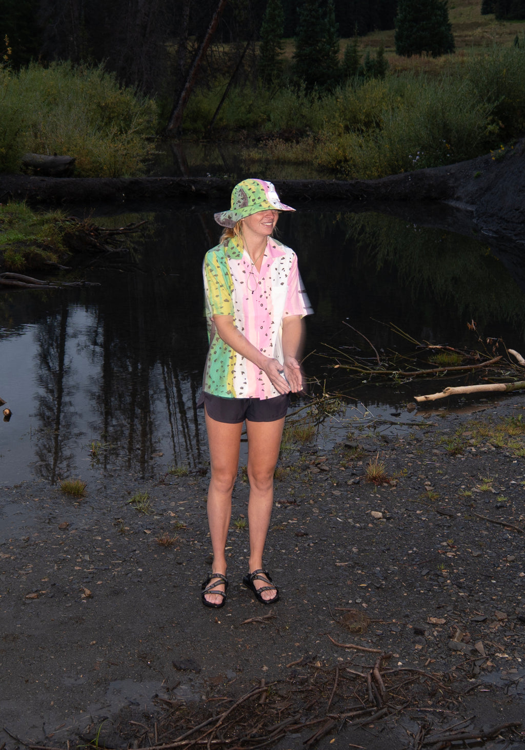 Rainbow Trout Sun Hat + 10 year warranty