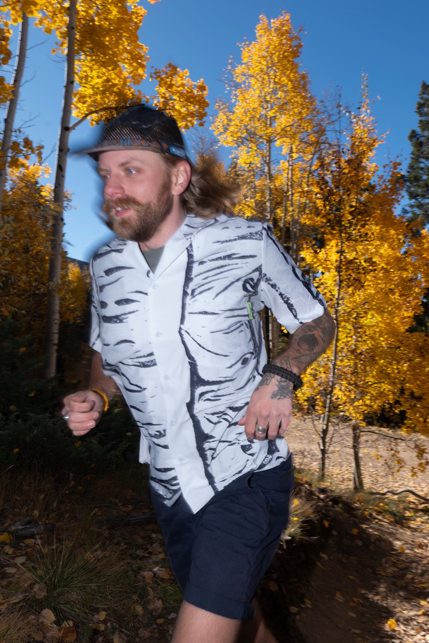 Aspen Short Sleeve button down + matching print + 10 year warranty