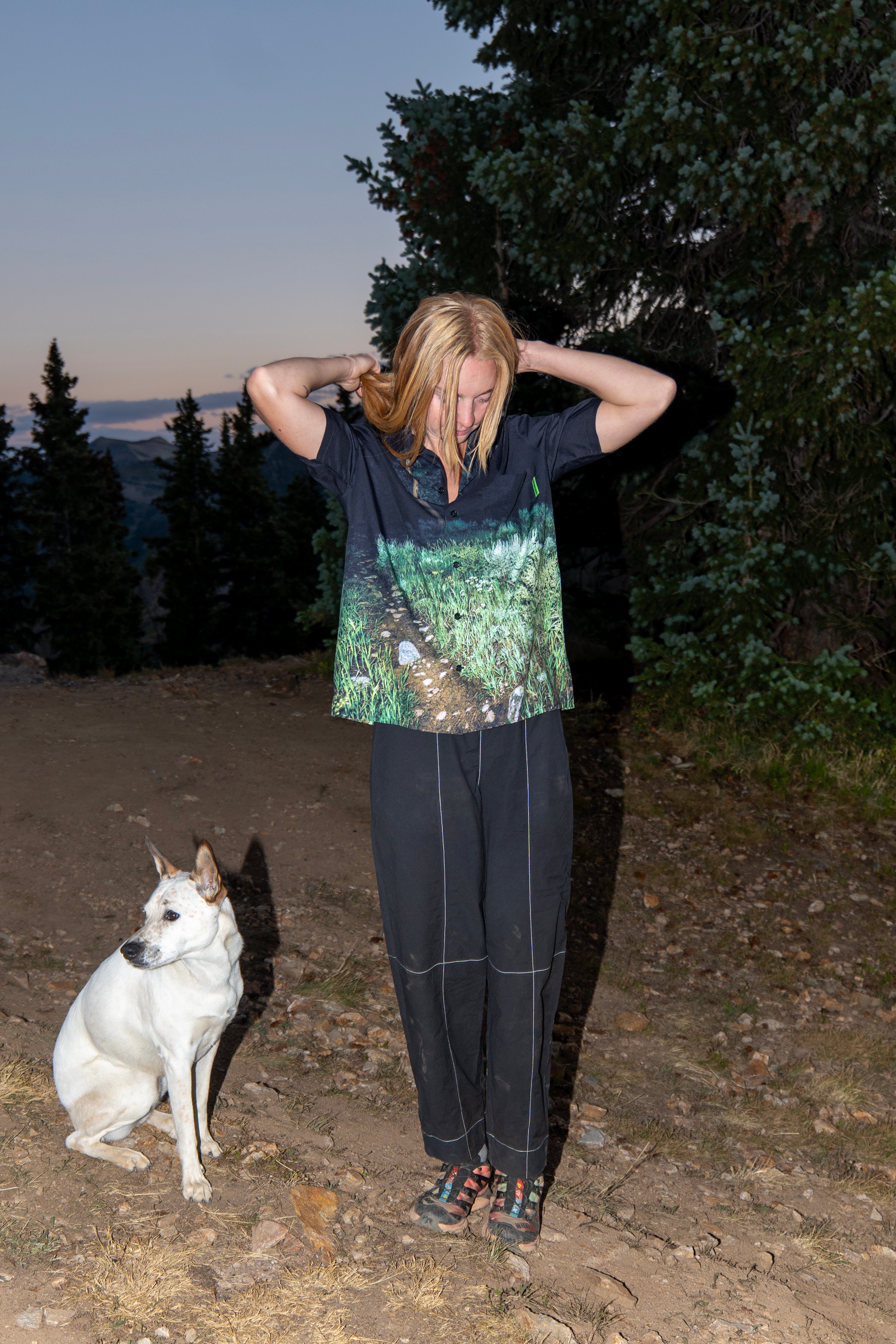 Trailhead Short Sleeve button down + matching print + 10 year warranty