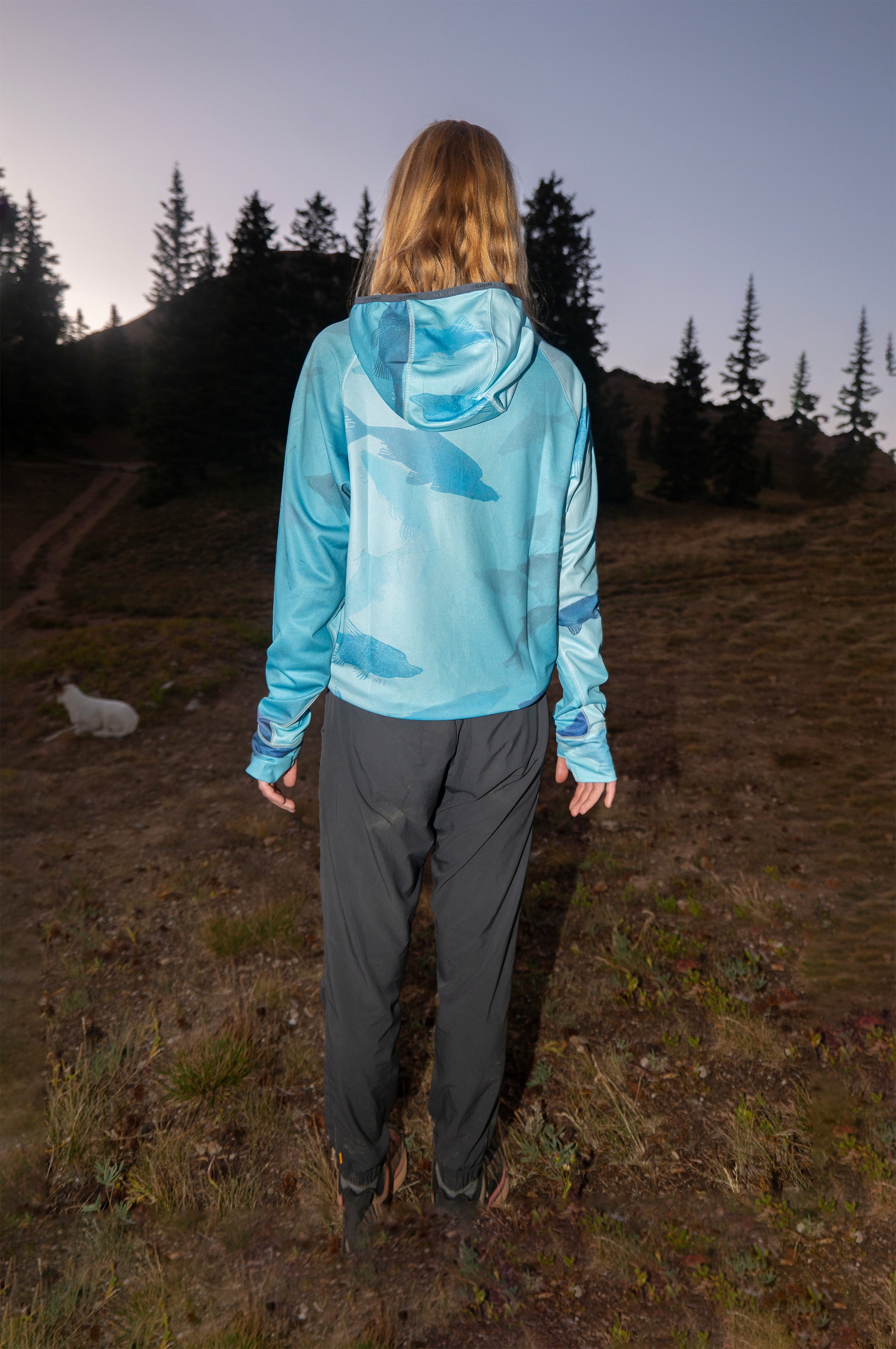 Humpback Chub Sun Hoodie + matching print + 10 year warranty