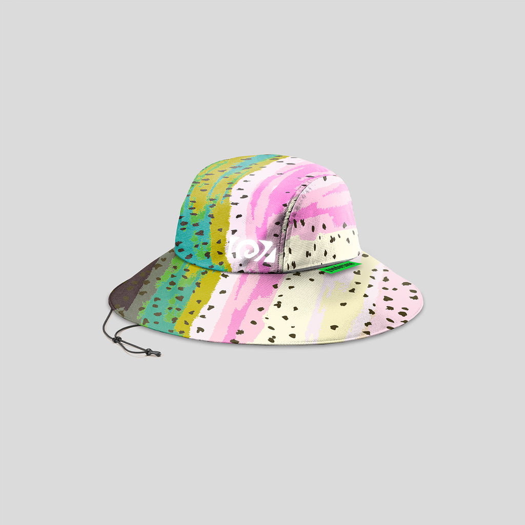 Rainbow Trout Sun Hat + matching print + 10 year warranty
