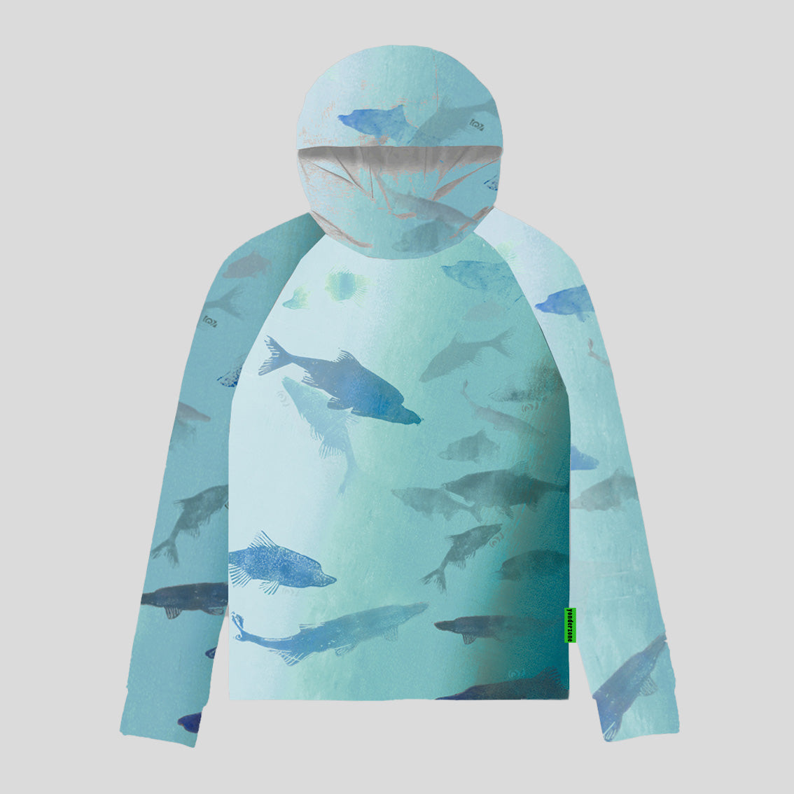 Humpback Chub Sun Hoodie + matching print + 10 year warranty