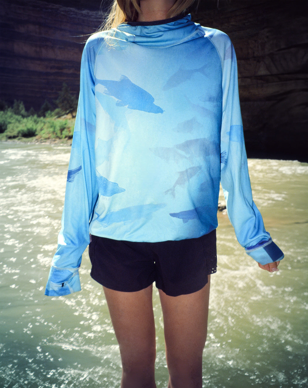 Humpback Chub Sun Hoodie + 10 year warranty