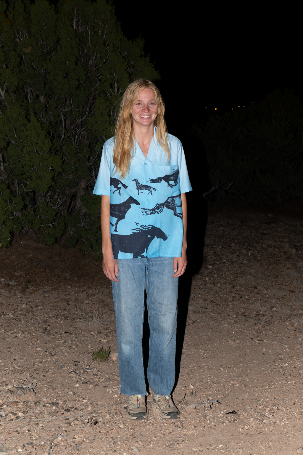 Wild Horses Short Sleeve button down + 10 year warranty