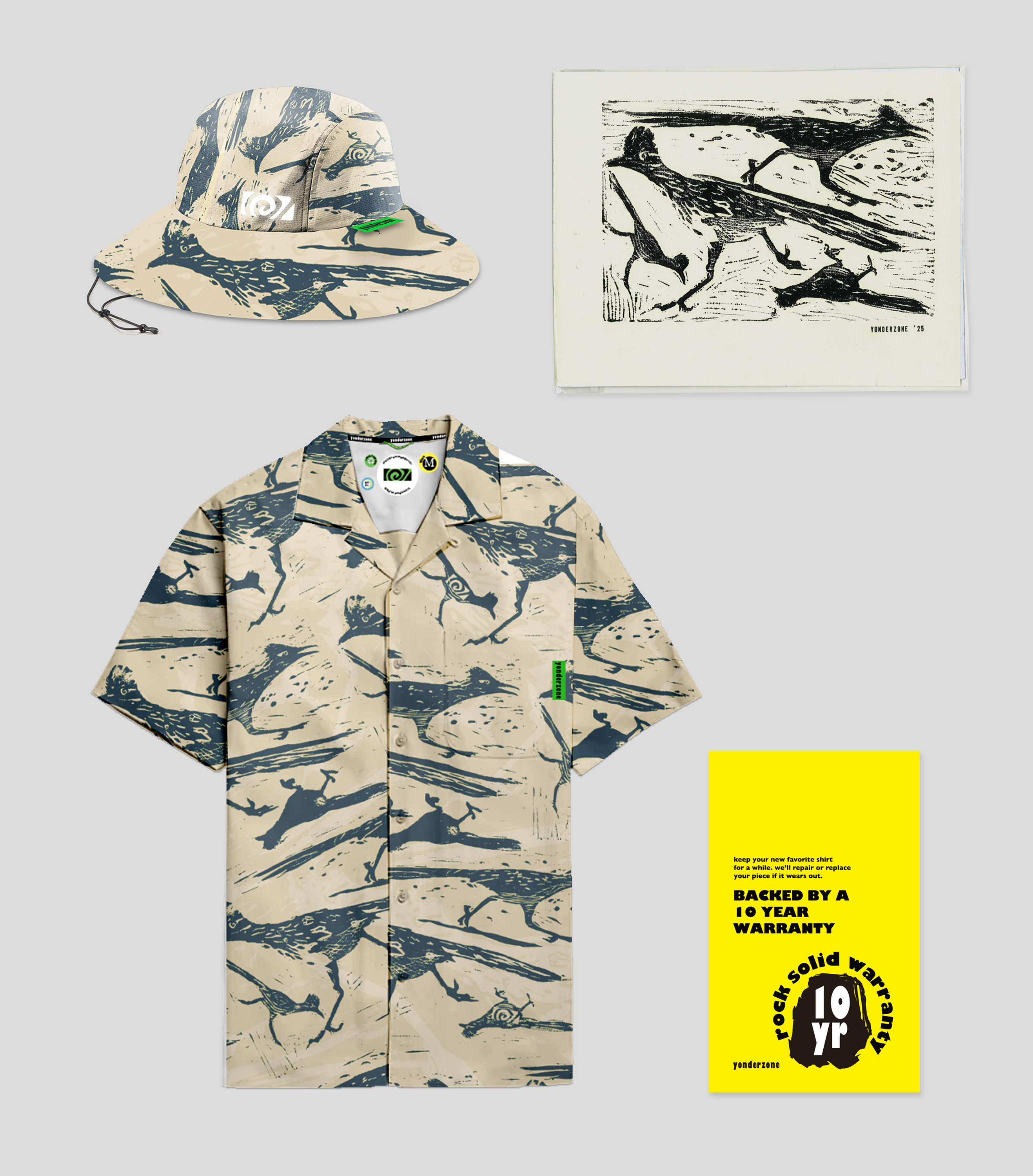 Roadrunner Matching Set + 10 year warranty + Matching Print