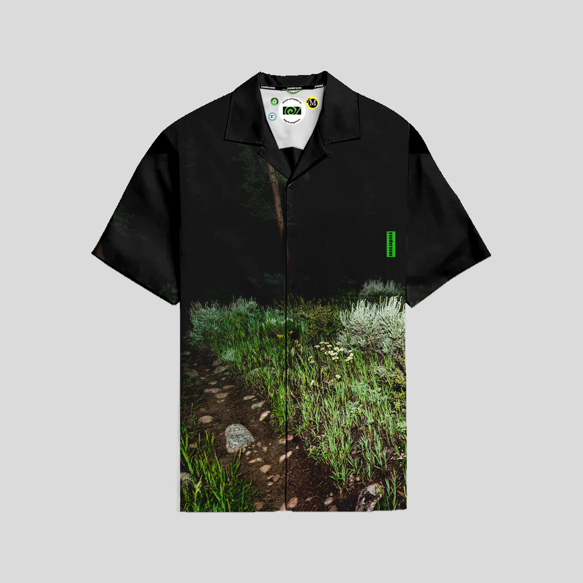 Trailhead Short Sleeve button down + matching print + 10 year warranty