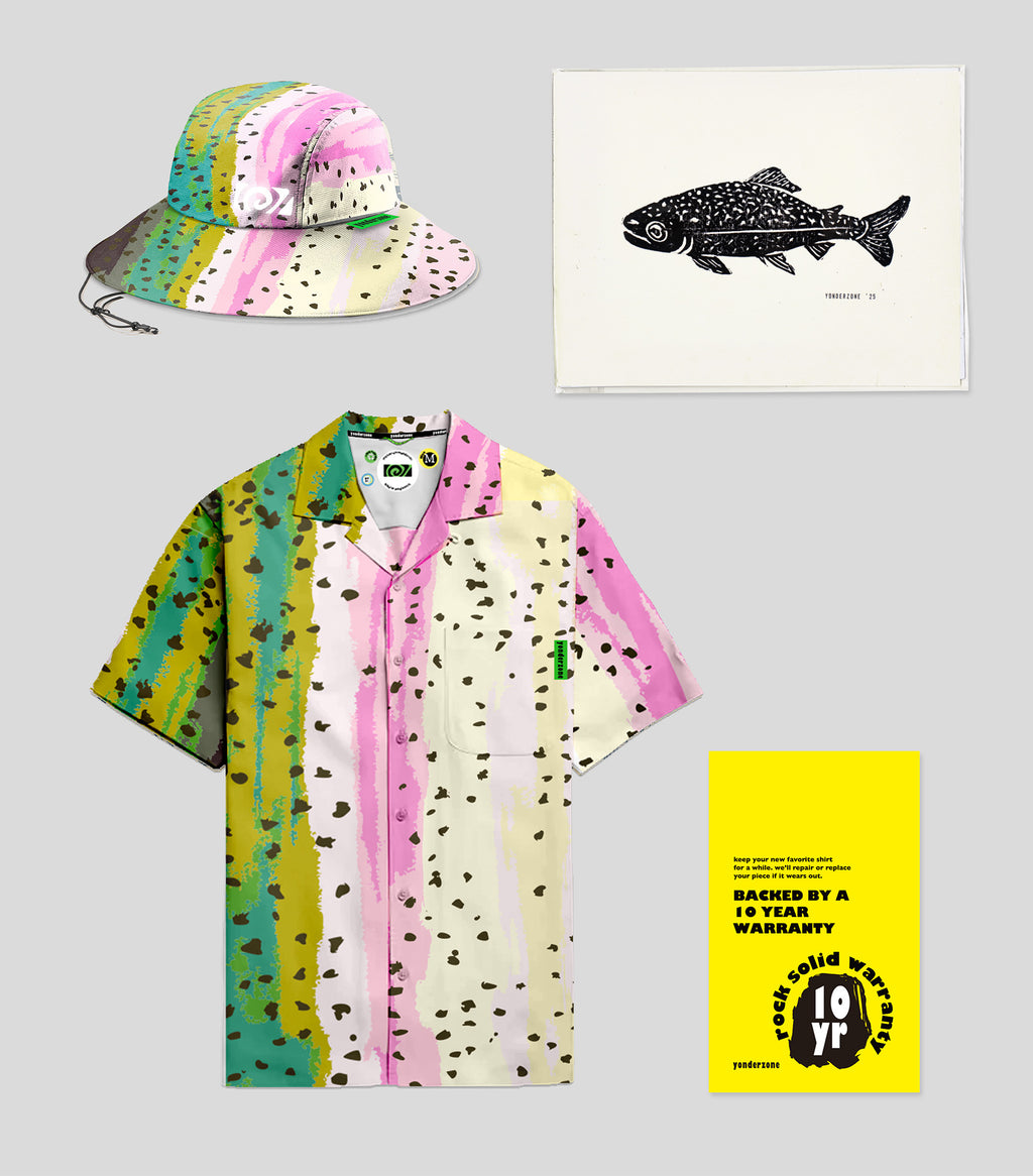 Rainbow Trout Matching Set + 10 year warranty + Matching Print